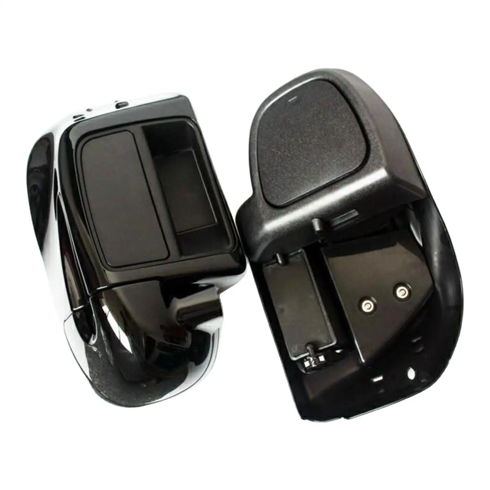 

Vivid Black Lower Leg Warmer Vented Fairing Glove Box for Harley