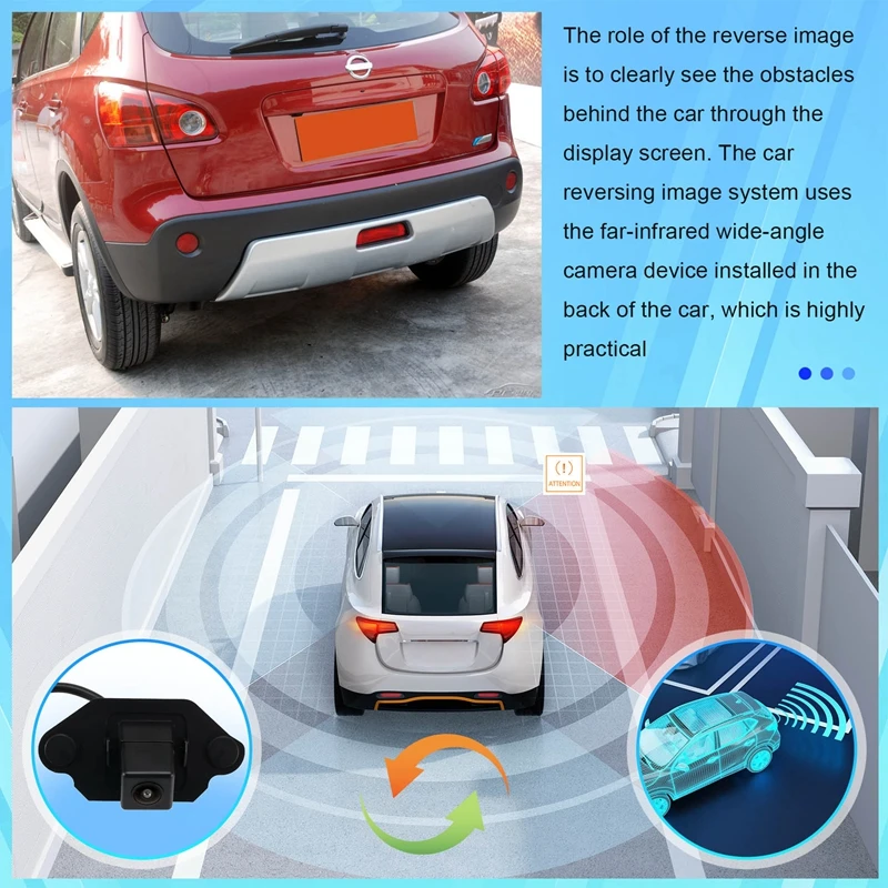 28442-EY00A cámara de estacionamiento de marcha atrás de visión trasera de coche para Nissan Qashqai J11 J10 2008-2015