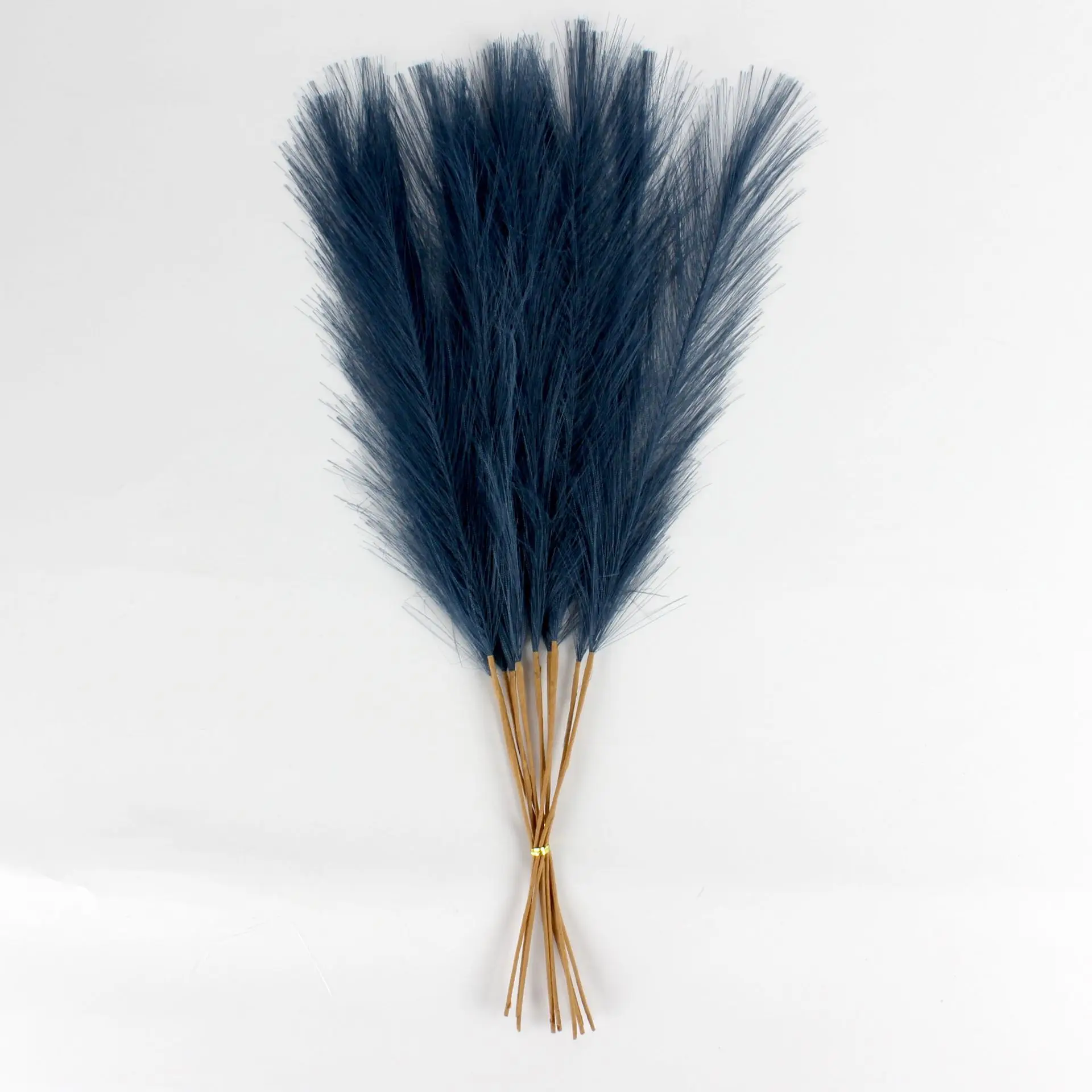 55CM 10PCS Fluffy Pampas Grass Boho Decor Flower Fake Plant Reed Simulated Wedding Party Home Decoration Artificial Flowers