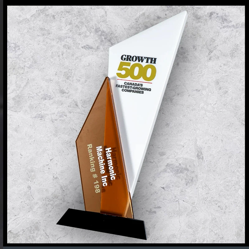 Customized Creative Crystal Trophy, Engraved Upscale Authorization Plate, Honor Awards Souvenirs, Excellent Employee Trophy, 1Pc