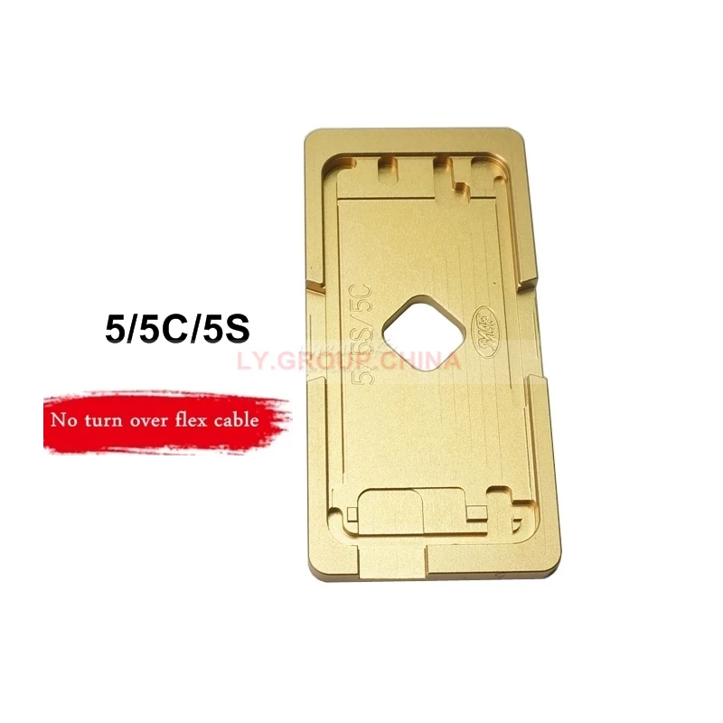 OCA Align position molde de Metal para IPhone 5, 6, 6S, 7, 7Plus, 8, 8Plus, X, XS MAX, XR, 11 PRO MAX, cristal frontal opcional sin giro flex