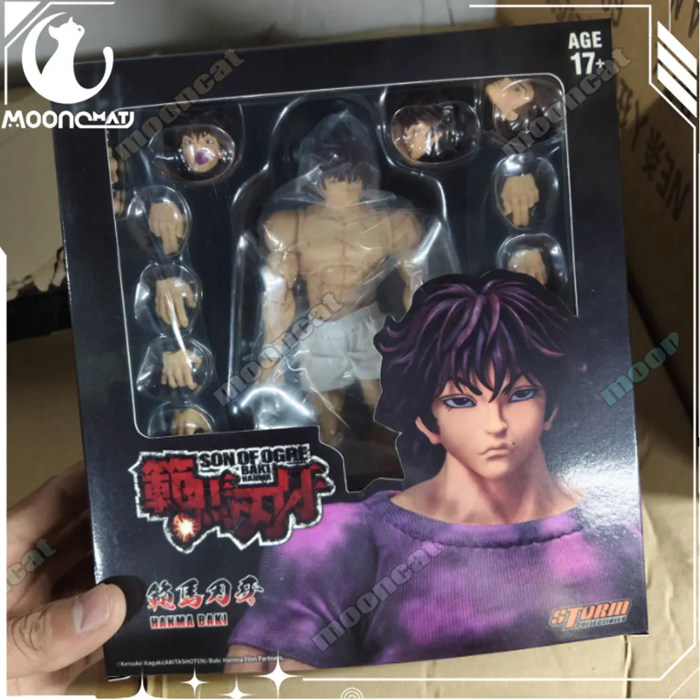 1/12 مقياس أنيمي باكي هانما أوني عمل الشكل رجل حقيقي التجمع نموذج تمثال مع الملابس سطح المكتب ديكور الحلي الصبي الهدايا #1