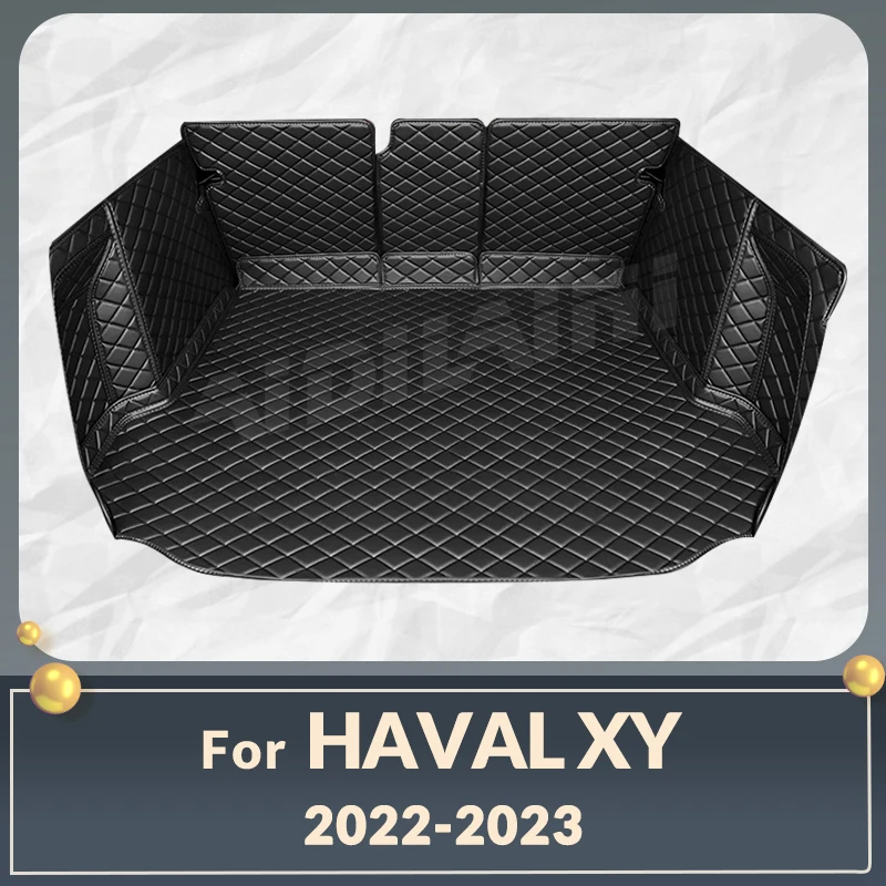 

Auto Full Coverage Trunk Mat For HAVAL XY 2022 2023 Car Boot Cover Pad Cargo Liner Interior Protector Accessories