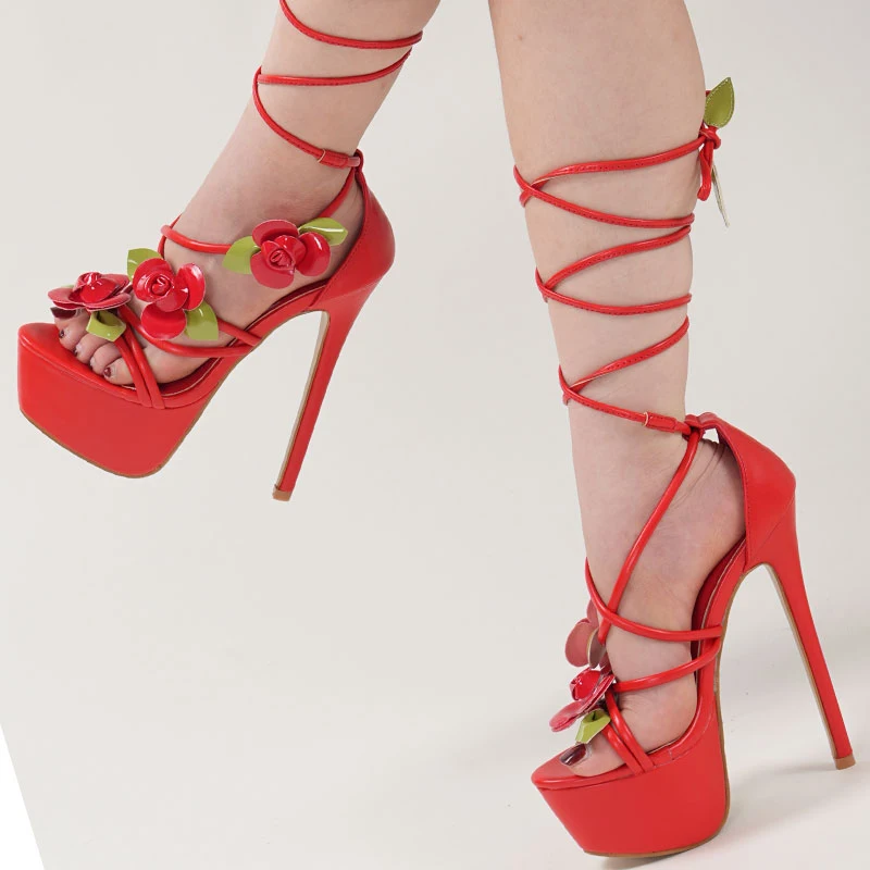 

Eilyken/летние женские сандалии на платформе с узким ремешком на щиколотке и перекрестным ремешком, уличный стиль, туфли на тонком высоком каблуке для свадебной вечеринки
