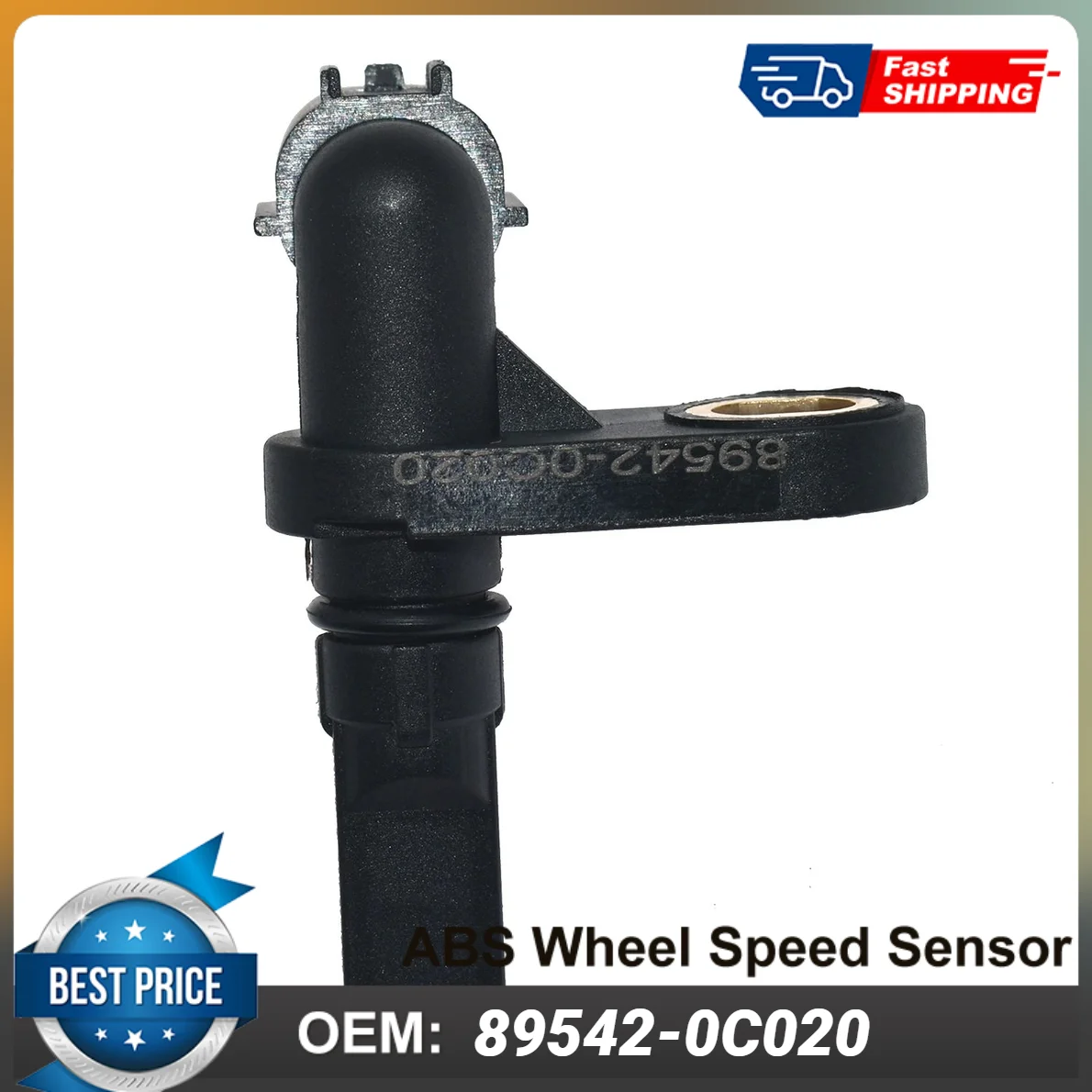 1PCS Wheel ABS Speed Sensor Front Right 89542-0C020 895420C020 For Toyota Sequoia Tundra