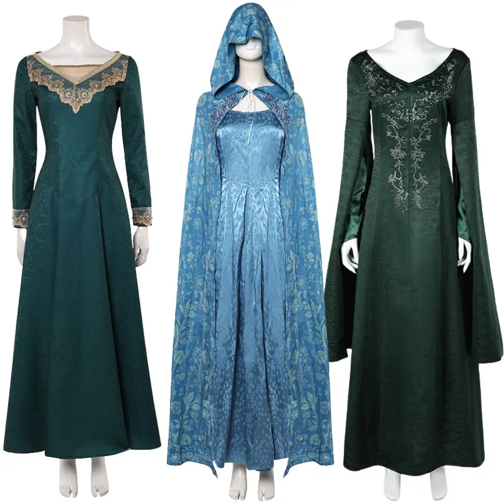 Dragon Alicent Cosplay Hightower Costume Women Dresses Roleplay Fantasia Outfits Fancy Dress Up Halloween Carnival Party Suit