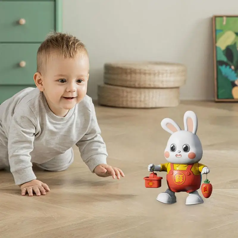 Singing Dancing Animal Interactive Learning Musical Toy Rabbit Early Singing Learning Toys With 48 Songs For Kids Musical Animal