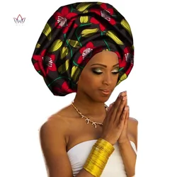 Bintarealwax African Headwraps for Women Sweet Head Scarf for Lady Hight Quality Cotton African Women Headwraps WYC001