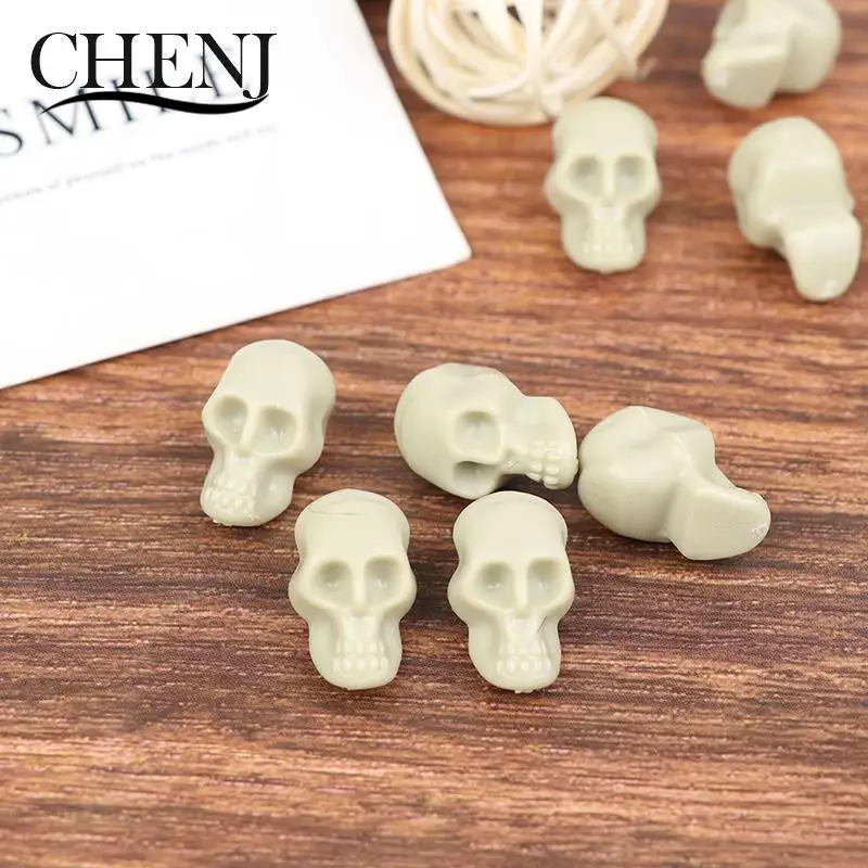 Mini crânio simulação modelo brinquedo, Home Decor, modelo moderno, 50pcs