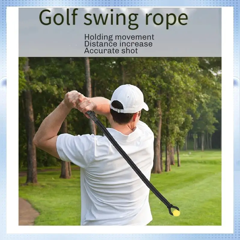 

ABMW-Golf Swing Rope Training Aid Fitness Equipment Trainer With Eva Ball For Practice Posture Corrector Exercise