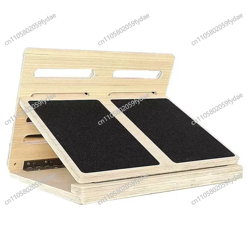 Foldable Wooden Stretching Board for Home Use, Muscle Stretching Machine, Diagonal Tread, Standing Pedal