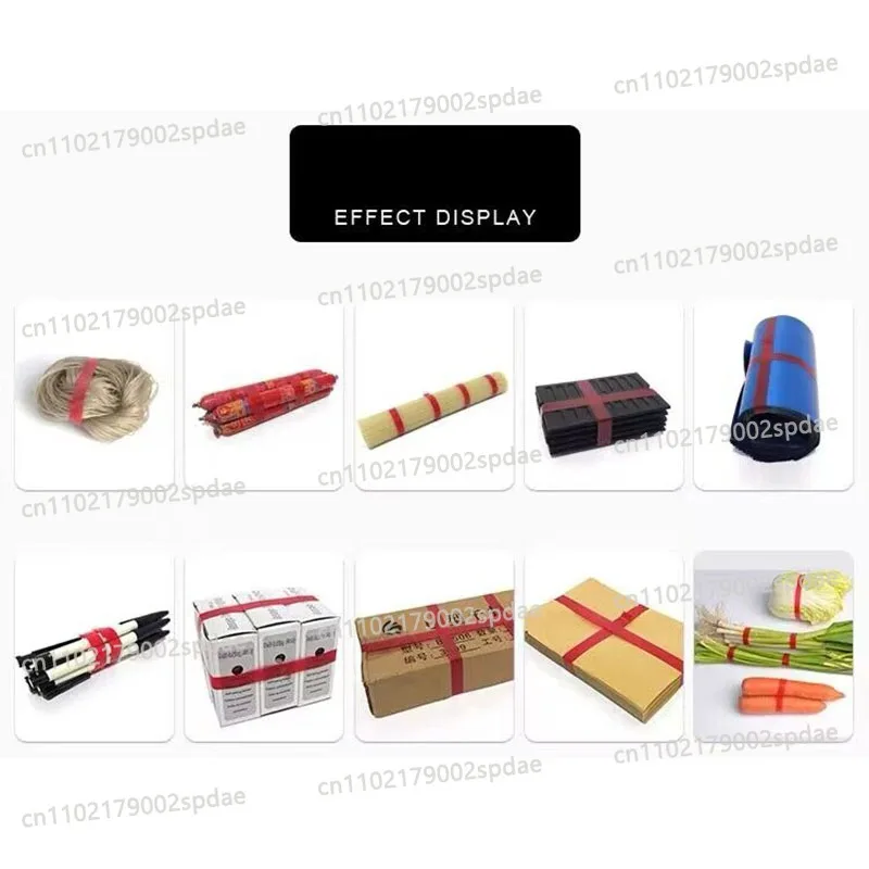 Automatic  Strapping Machine for Supermarket Vegetable Banknote Tape Strapping Packaging Machine