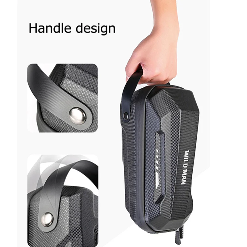 WILD MAN Waterproof Bag for Electric Scooter Multifunctional Electric Bicycle Bag Shell Shockproof Cycling Bag Bike Accessories