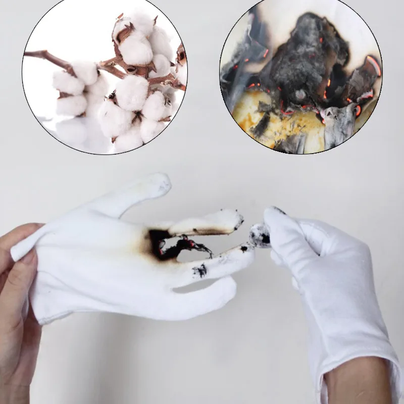 قفازات قطنية احترافية للتصوير الفوتوغرافي لاستوديو الصور دعائم مجوهرات زجاجية معدنية مضادة للغبار ومضادة للبصمة