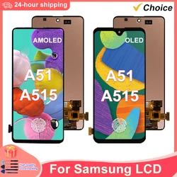 AMOLED do Samsung Galaxy A51 4G SM-A515F LCD/DS SM-A515F/DSN ekran dotykowy do Samsung A51 5G LCD SM-A515F/DST