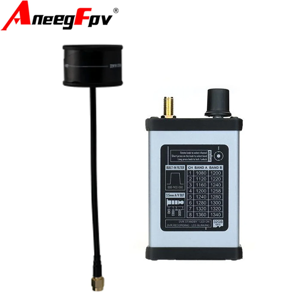 RUSHFPV 1.3G 1.2G VTX 8CH 0.8W 1.6W FPV Transmitter with Audio Video Receiver Module 7-36V for RC Drone DIY Parts