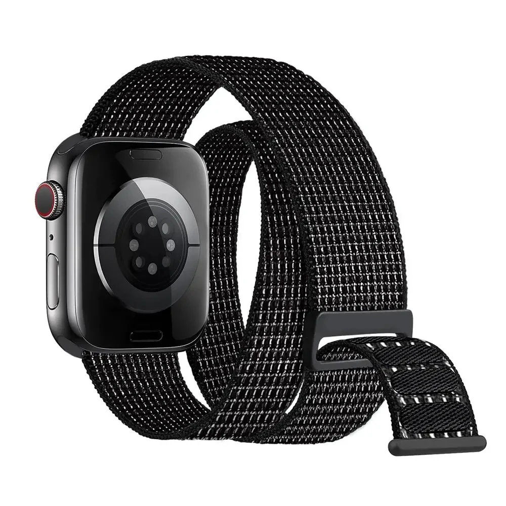 Нейлоновые ремешки-петли для Apple Watch Band 10 46 мм 42 мм 49 мм 45 мм 40 мм 41 мм Браслет для умных часов iWatch Series 10 9 8 7 6 Se Ultra 2