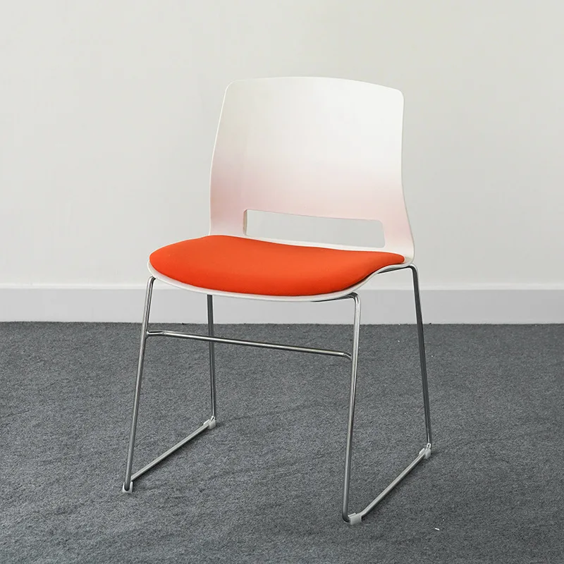 Modern design interior meeting chair, staff meeting chair, stackable, made of durable mesh plastic