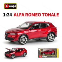 Bburago 1:24 Alfa Romeo Tonale Sports Car Static Die Cast Vehicles Collectible Model Car Toys