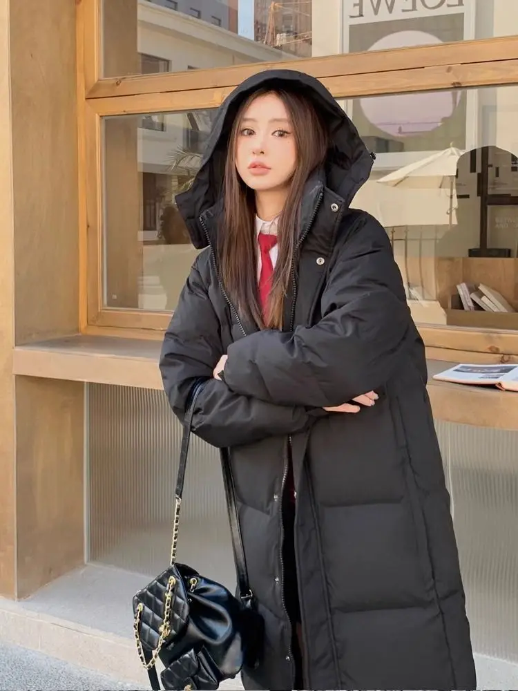 

Осень-зима женская парка новая длинная куртка элитная одежда шерстяная подкладка куртка с капюшоном утепленная теплая зимняя одежда модные парки C253