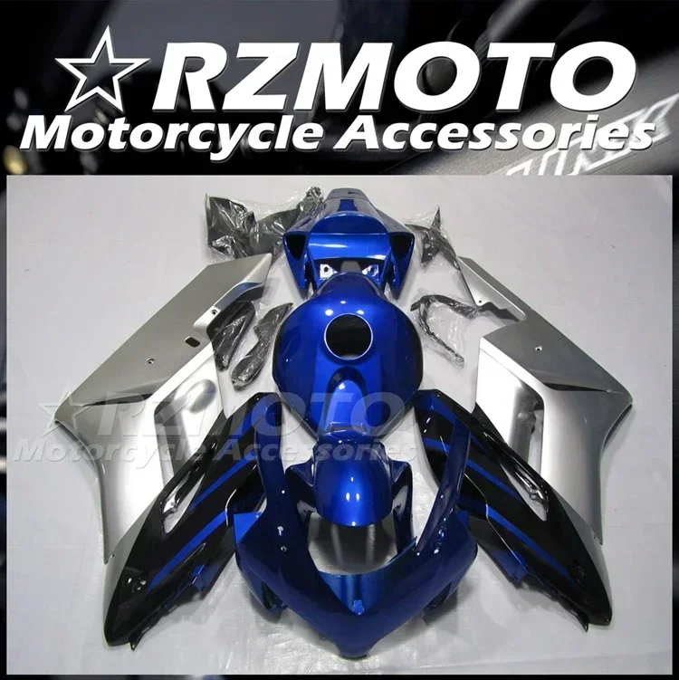 

4Gifts New ABS Whole Motorcycle Fairings Kit Fit for HONDA CBR1000RR 2004 2005 04 05 Bodywork Set Custom Blue Silver