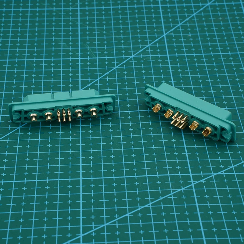 

5Pairs 500V 25A JX9+4 9Pin+4Pin Connector Gold-Plated Brass Contacts Quick-Release Plug for VTOL Pro Drone FPV Fixed-Wing Plane