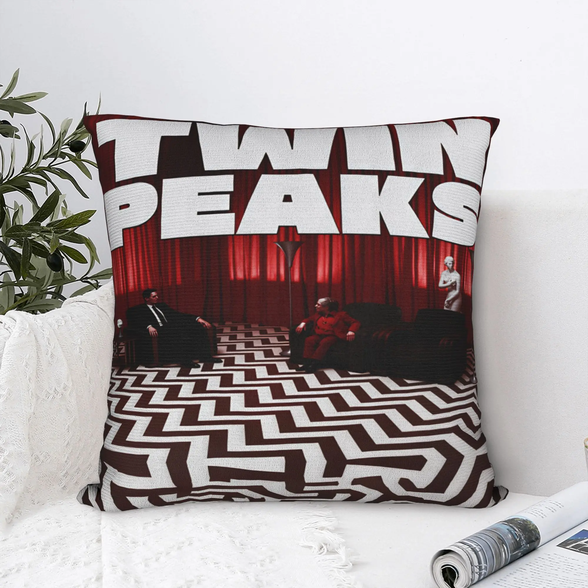 Twin Peaks F-Fire Walk Me  Pillow Case  Retro Trendy Pillow Cover Comfy Pillowcases For Sofa Home Decoration