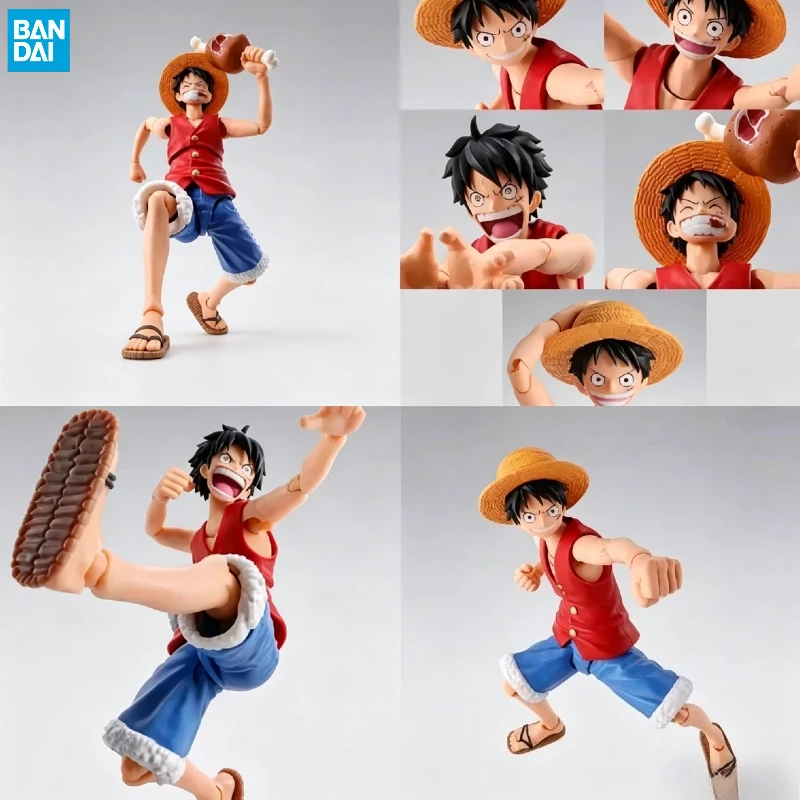 

【IN STOCK】Original Bandai S.H.Figuarts One Piece Monkey D. Luffy Romance Dawn 15cm Action Figure Collectible Model