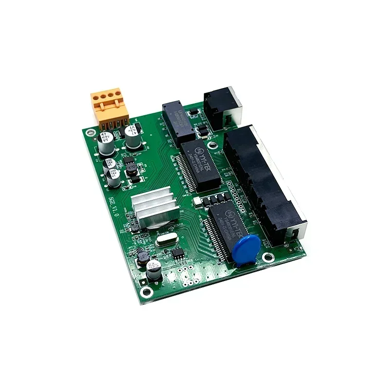 Módulo do interruptor de rede Ethernet, 5 ports1/100/1000m, 9v-54v