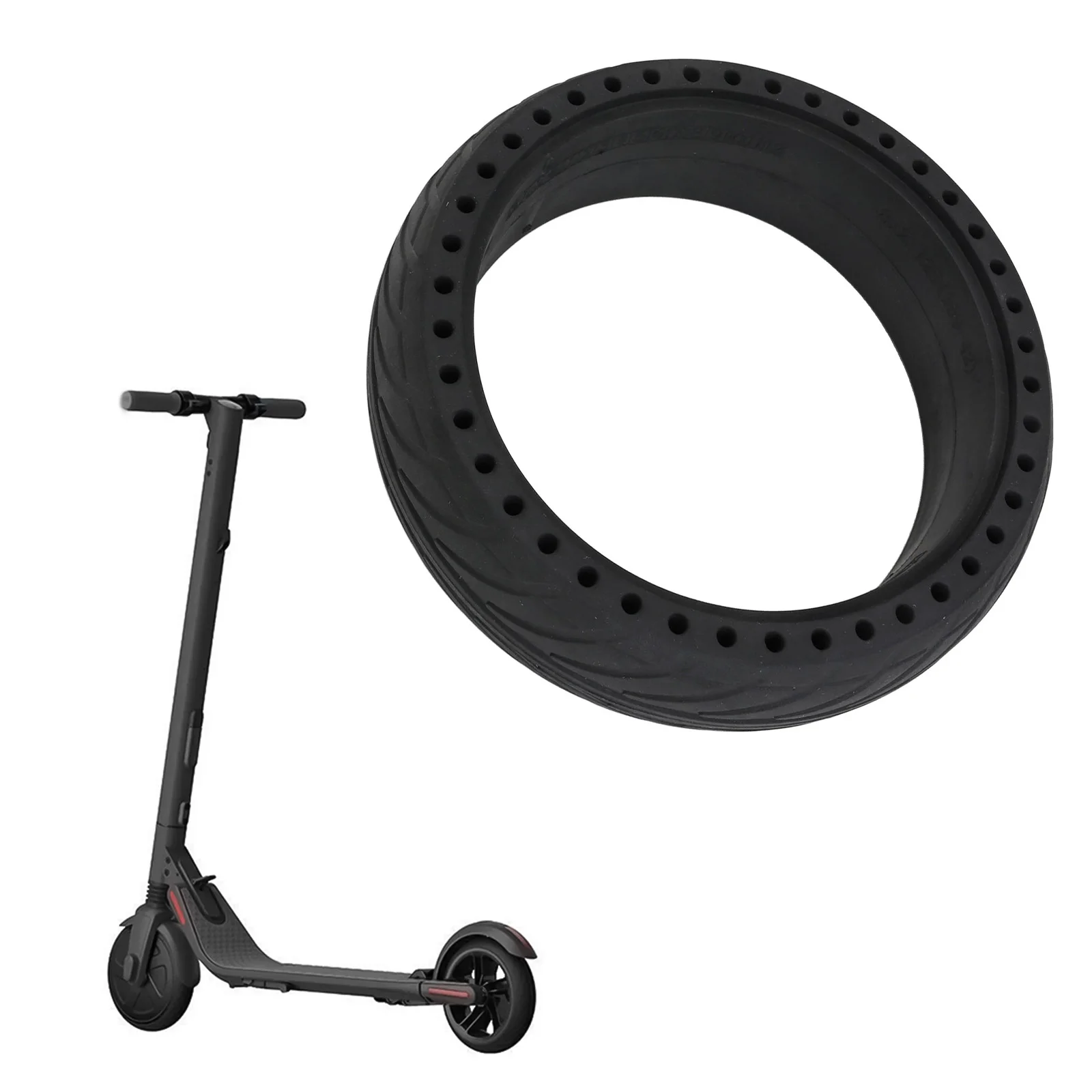 

8 Inch Solid Tyre Replacement Accessory Electric Scooter Tyre 8x2.125 Tyre Puncture Resistant Robust Grip Stability