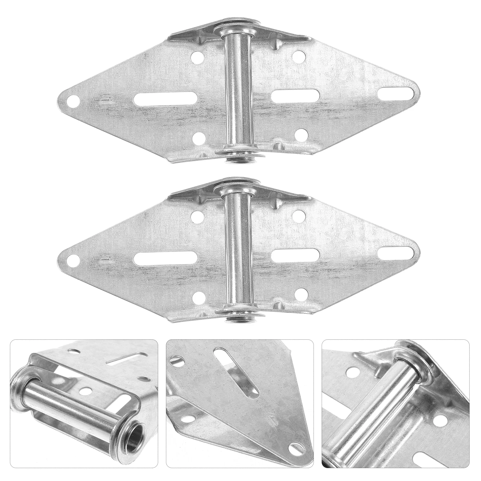 

2 Pcs Garage Door Hinge Gate Hinges Cabinet for Doors Springs to Close Self Closing Bracket