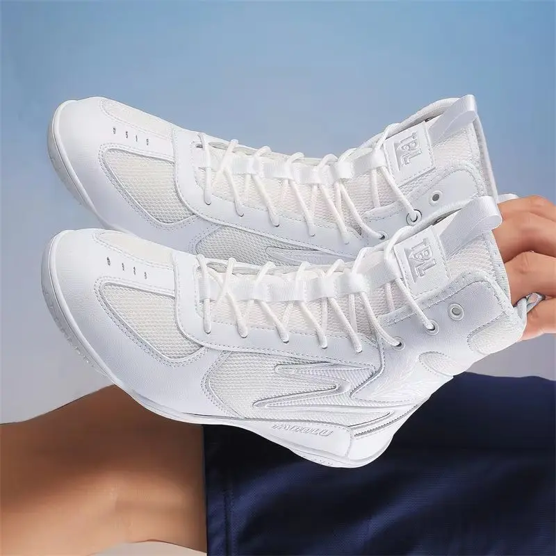 

Classic Brand Comfortable Anti Slip Competition Sport Men Fighting Shoe Top Quality Wearable Boxing Fighting Boot Wrestling Shoe