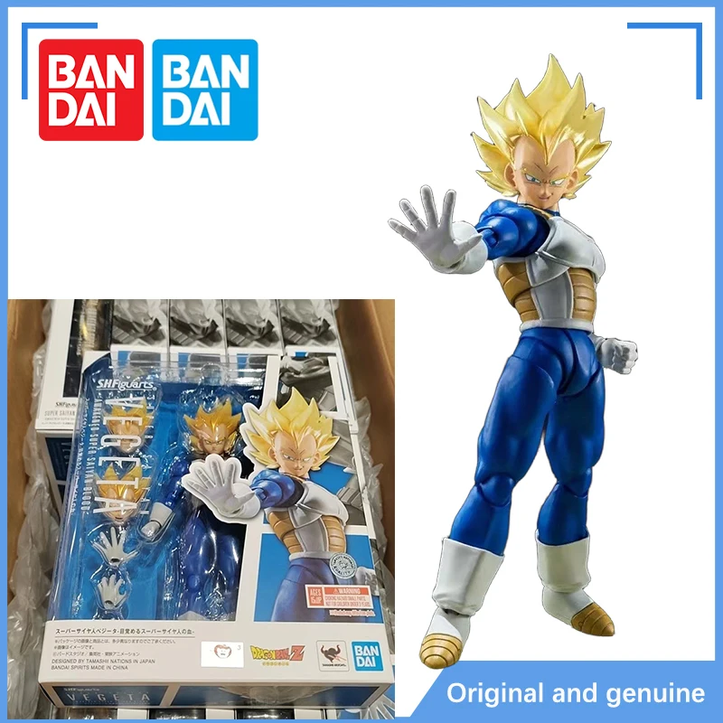 

В наличии Bandai Dragon Ball Original S.H Figuarts Vegeta Super Saiyan Vegeta Awakened Super Saiyan Blood Аниме Фигурка