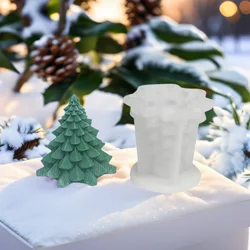 1 piece, Christmas tree mold aromatherapy candle silicone mold Christmas series expanded fragrance gypsum handmade soap