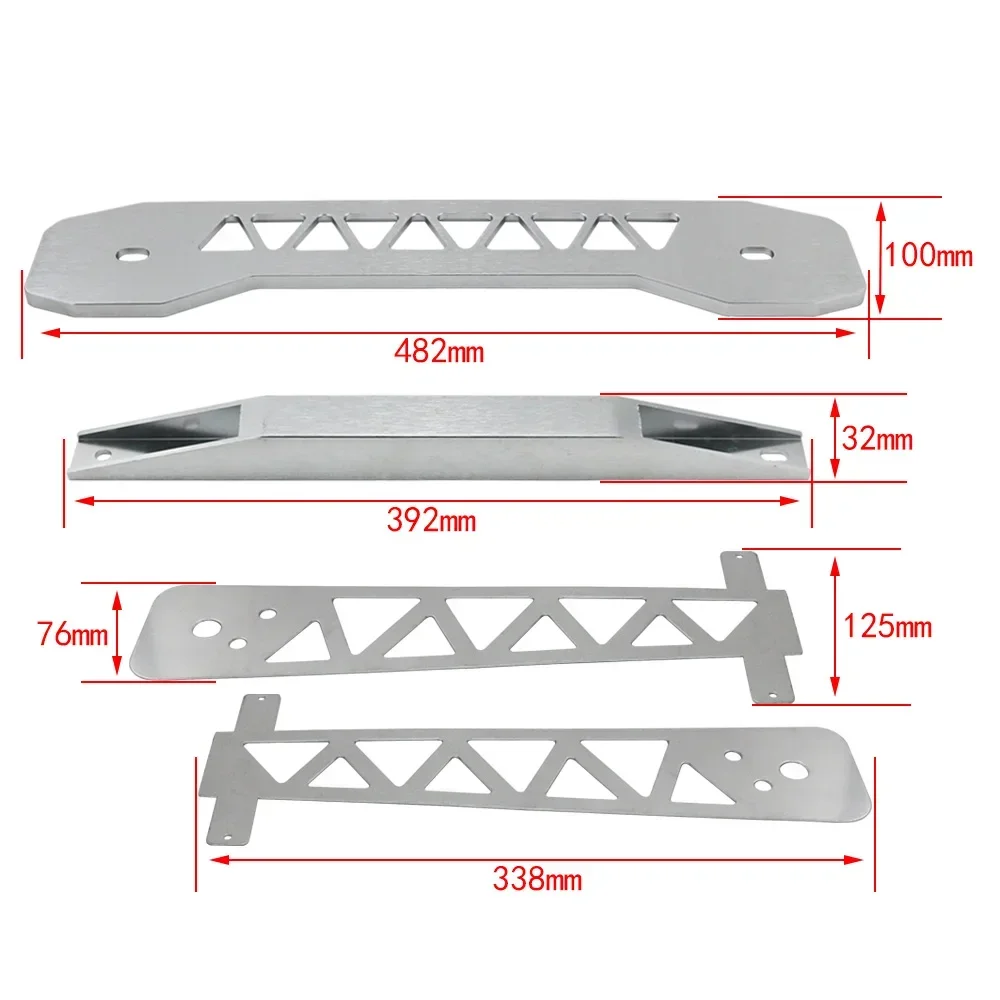 Complete Aluminum Rear Subframe Brace Kit for Honda Civic FG2/FD (2006-2011 ）