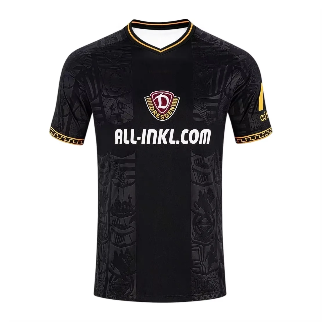 2026/27 Dynamo Dresden German clubs Jersey T-Shirt Men's Women's Summer Sport Breathable and quick-drying Loose shirt Tos