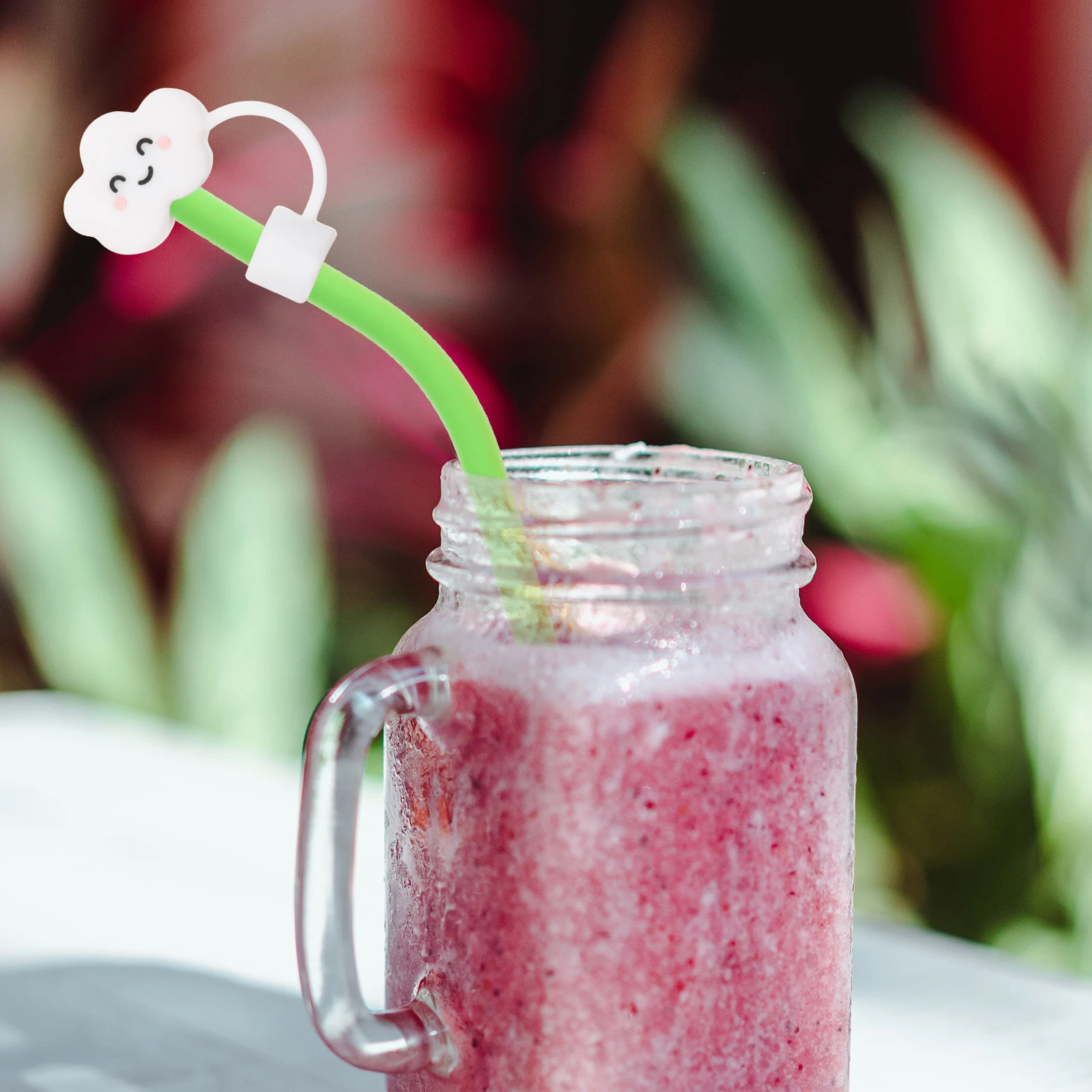 

Cloud Shaped Silicone Straw Caps Reusable Protective Lids Drink Toppers Fun Plugs Bulk Safety Protectors Tumbler Accessories
