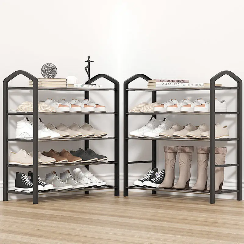 4 Tier Shoe Rack Multifunctional Removable Assembly Storage Shelf Multi-Layer Simple Organiser Shoe Cabinet For Home Dorm