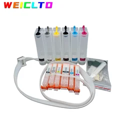 6Color PGI-550 CLI-551 Ciss System with Auto Reset Chip for Canon MG6350 MG7150 MG7550 iP8750 Printer