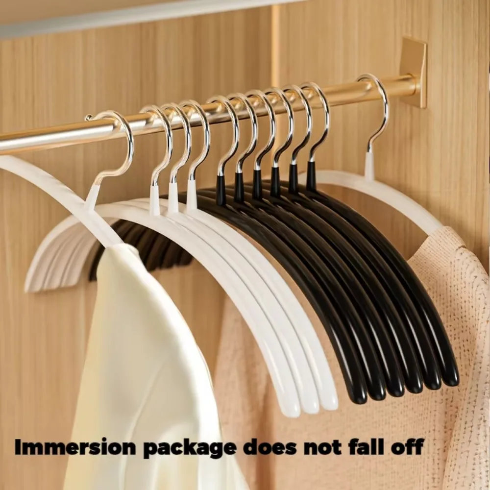 

Прочная нескользящая вешалка для одежды 5 шт., Влажная и сухая полукруглая вешалка для одежды двойного назначения, без следов, домашняя вешалка для пальто