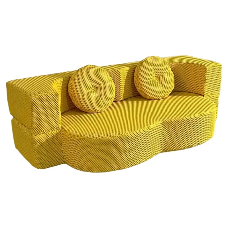 

Для современного желтого вакуумного сжатого дивана, минималистичный скандинавский лаунж, вакуумный сжатый диван, диван с памятью, мебель для дома Wohnzimmer