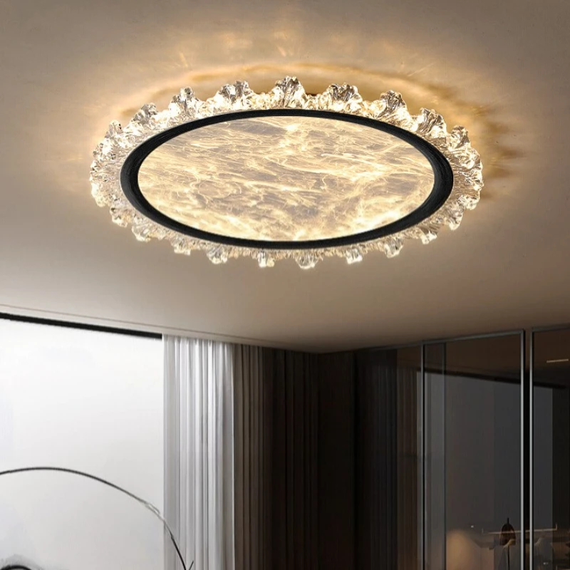 

Modern Rotundity Cloud Crystal Ceiling Lamps Creative Living Room Office Hotel Bedroom Restaurant Atmosphere Top Hanging Lights