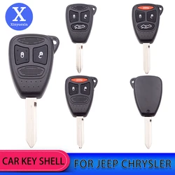 Xinyuexin Remote Car Key Case Shell 2/3/4Button for Dodge Dakota Durango Charger Chrysler 300 Aspen Jeep Grand Cherokee Commande