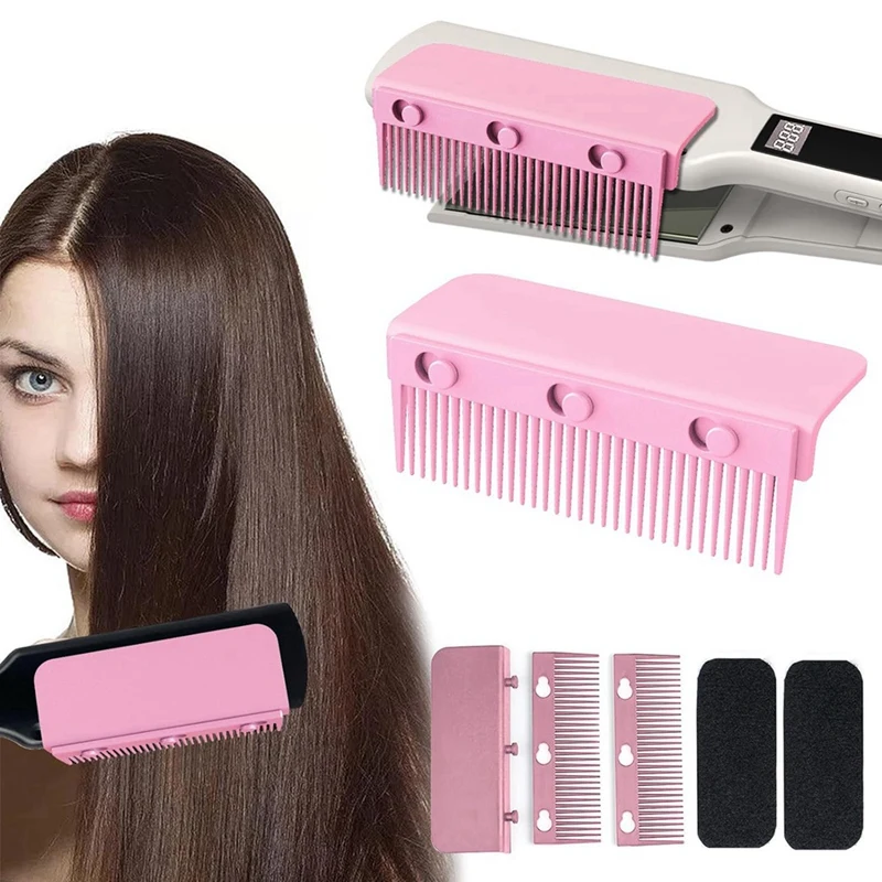 Peigne en fer plat à clipser, peigne à poignée pour fer plat, fer à lisser plat, accessoire de rêve