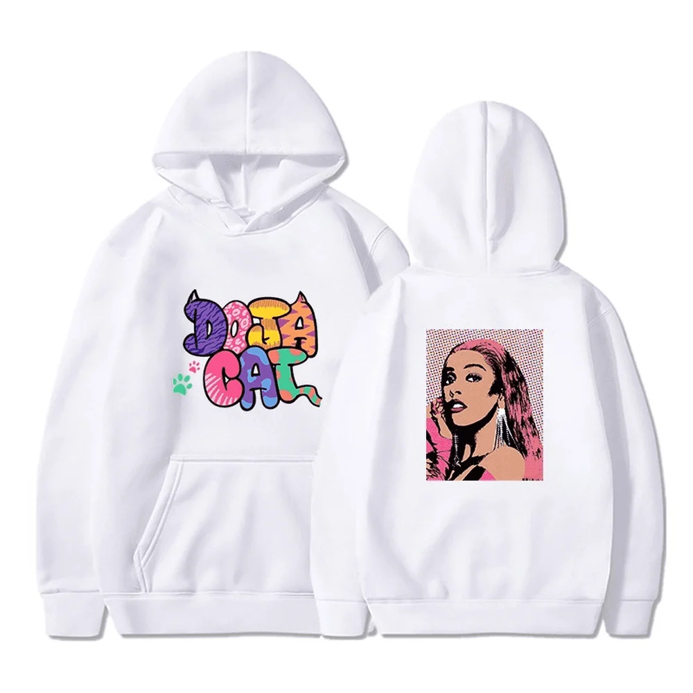 Doja Cat The Scarlet Tour Merch Hoodies Winter Men/Women Hooded Sweet Streetwear LongSleeve New Logo Sweatshirt