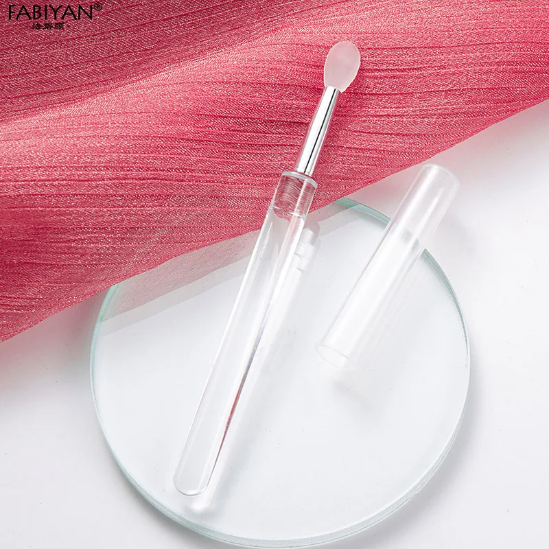 1Pcs Soft Silcone Head Makeup Lip Brushes Female Eyeshadow Brush Cosmetic Brushes Makeup Tools Accessories