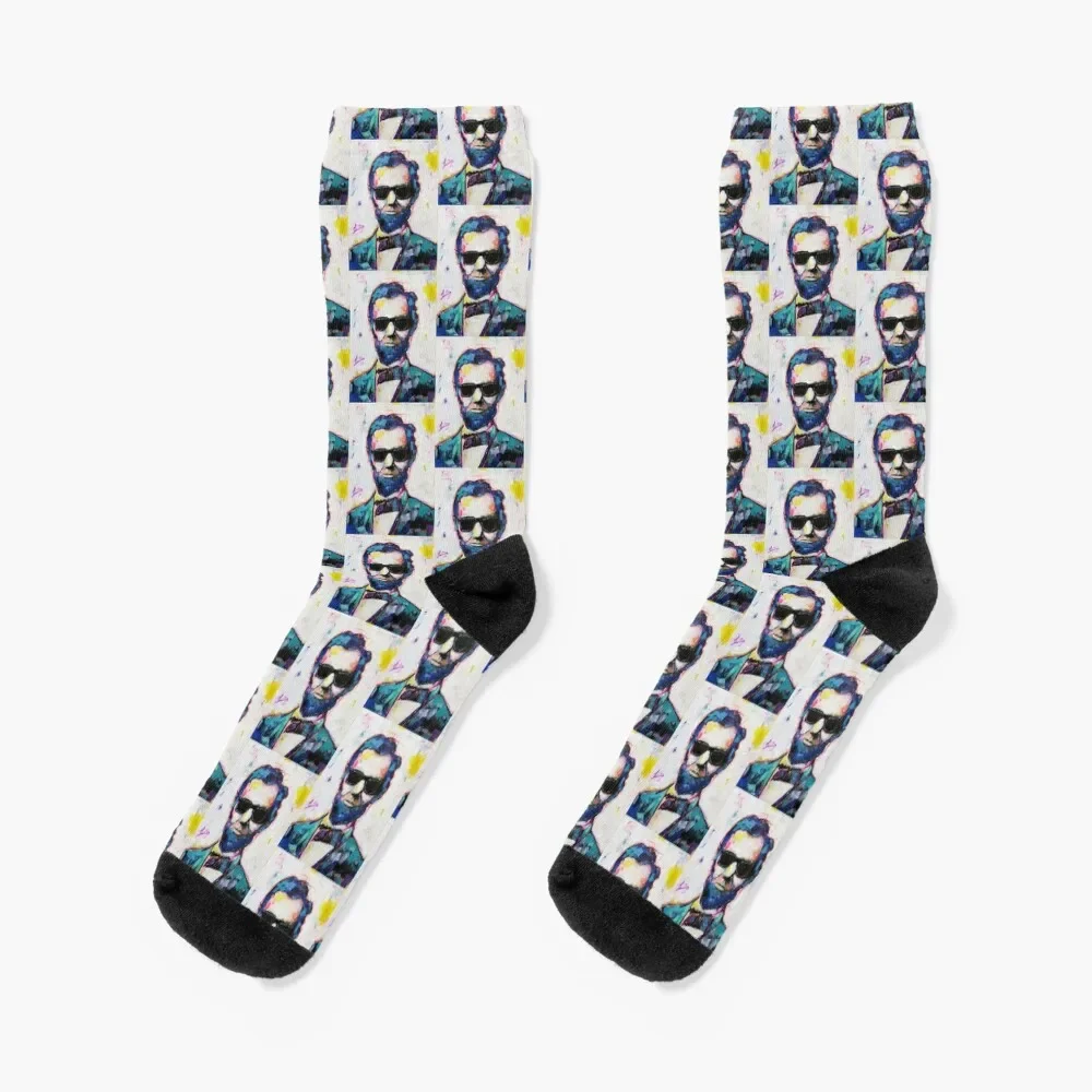 

Cool Lincoln Socks Run short anti slip football anime Socks Women Men's