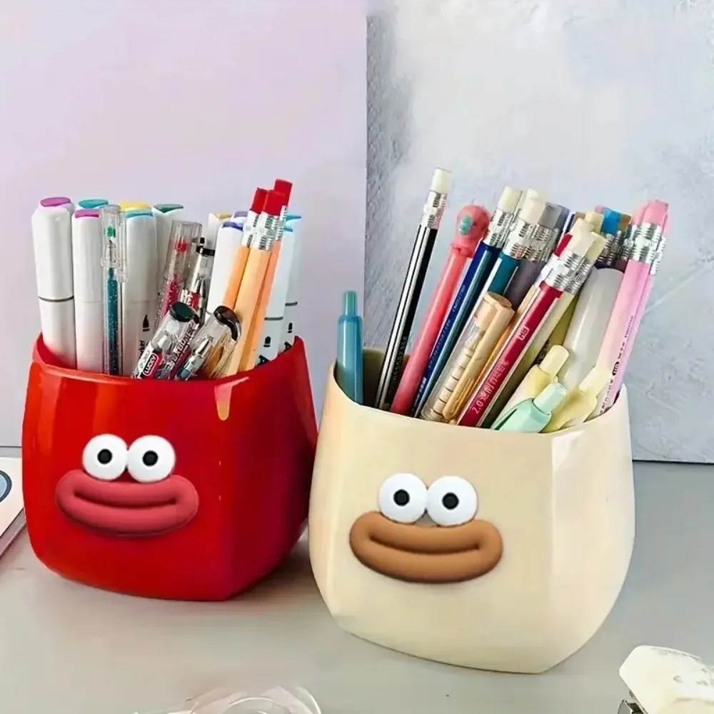 Magnetic Multi-Functional Storage Box Desktop Storage Space Pen Holder with Stickers Organizer for Home Office Kitchen Bathroom image 2