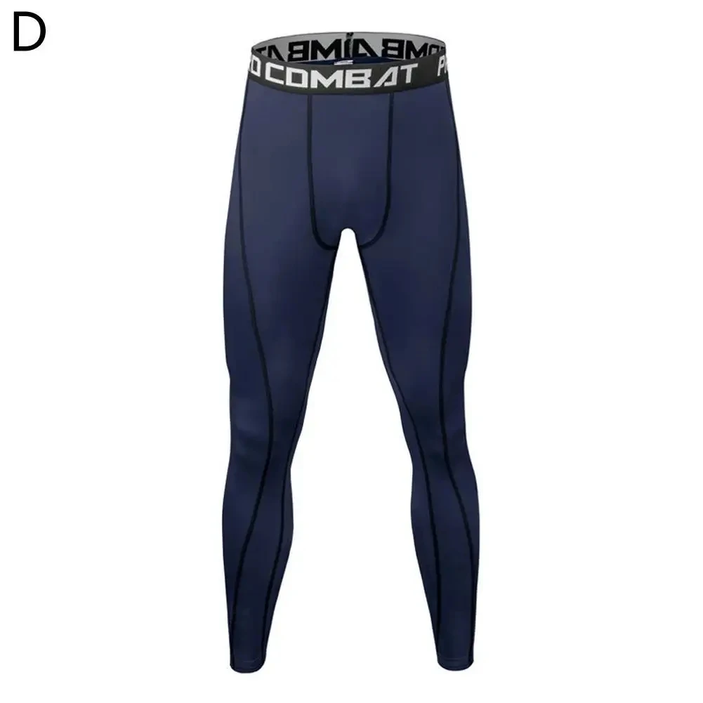 

2025 New Men Compression Tight Leggings Running Sports Male Workout Bottoms Trousers Jogging Dry Yoga Pants Quick Fitness Traini