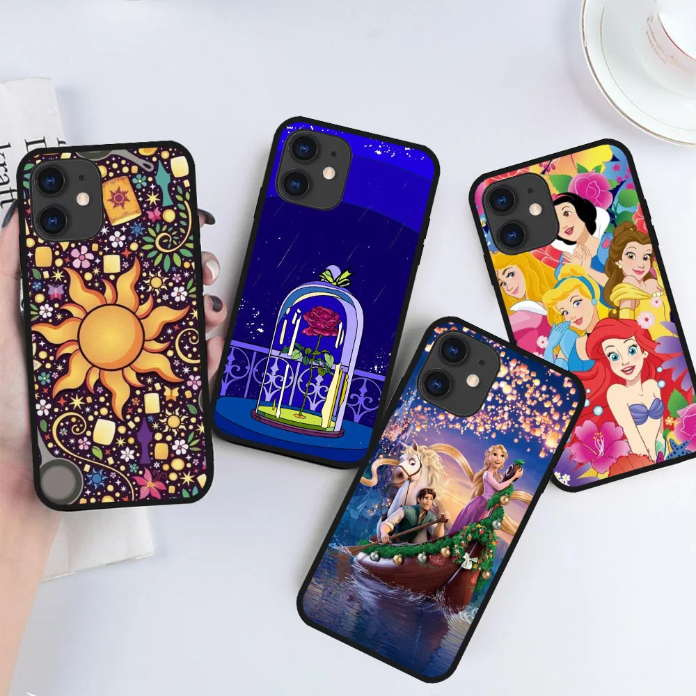 Ini-56 putri Ariel Rapunzel casing lunak untuk Xiaomi Redmi Note 9T 9 9S 10 10s S2 11 9C Power Pro Max Poco X3 NFC